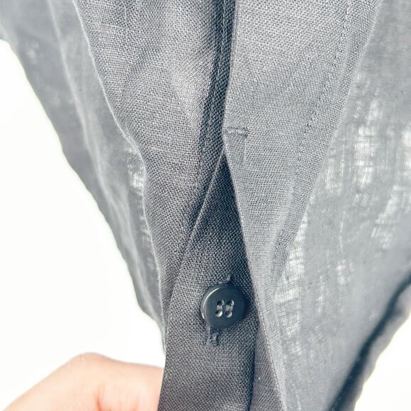 Baird Mcnutt x Murano Mens Roll Tab Long Sleeve 100% Linen Casual Shirt Size 2XT - Picture 7 of 8